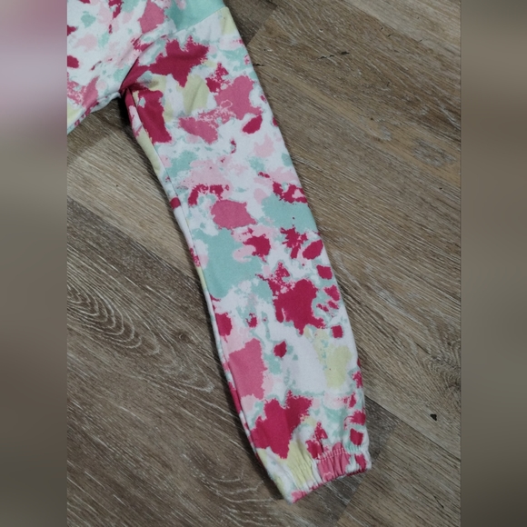 RBX Multicolor tie dye Hoodie Sweatshirt Pullover Stretch Waist Girl Size S(7/8) - Picture 5 of 13